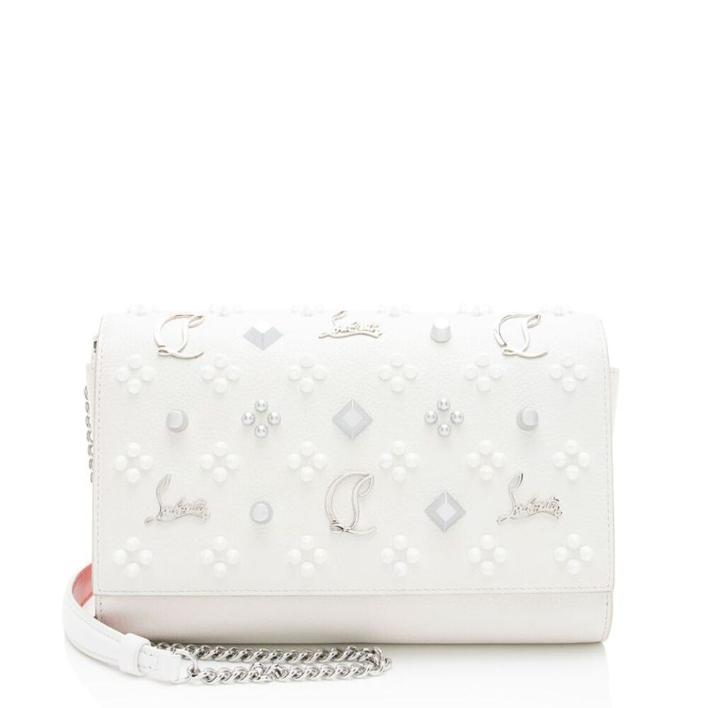 Christian Louboutin Leather Loubinthesky Paloma Wallet on Chain